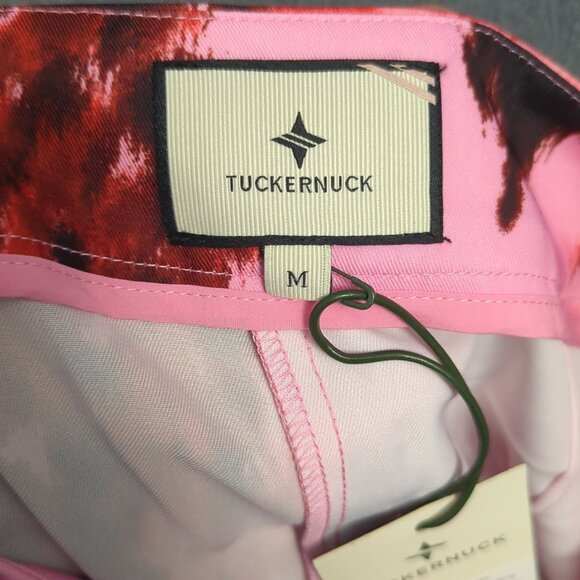 Tuckernuck Pants Women's M Pink Floral Cerise Blossom Erin Wide Leg Side Zip NWT - Picture 10 of 13
